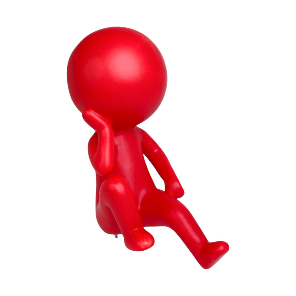 Rosso Thinker Sculpture