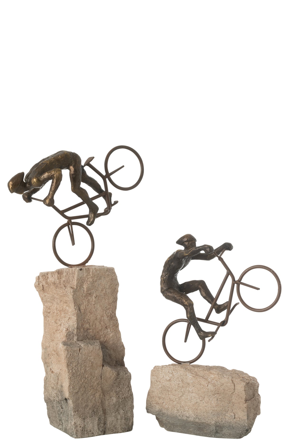 Figura 2 Ciclistas Sobre Piedra Set /2