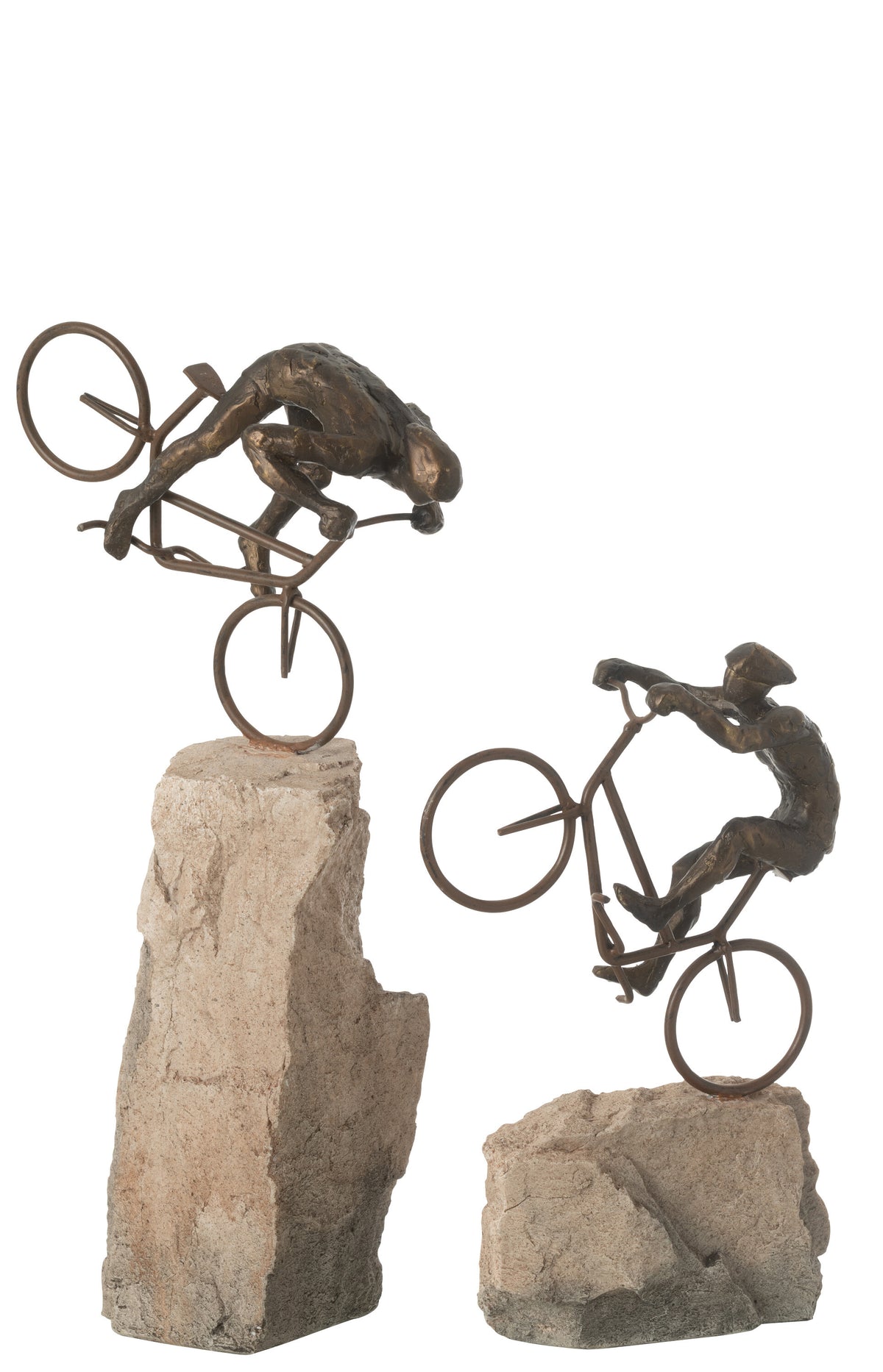 Figura 2 Ciclistas Sobre Piedra Set /2