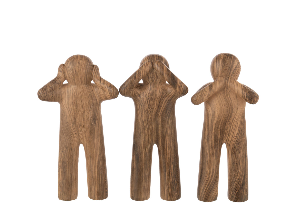Figura P'tit Maurice madera set/ 3