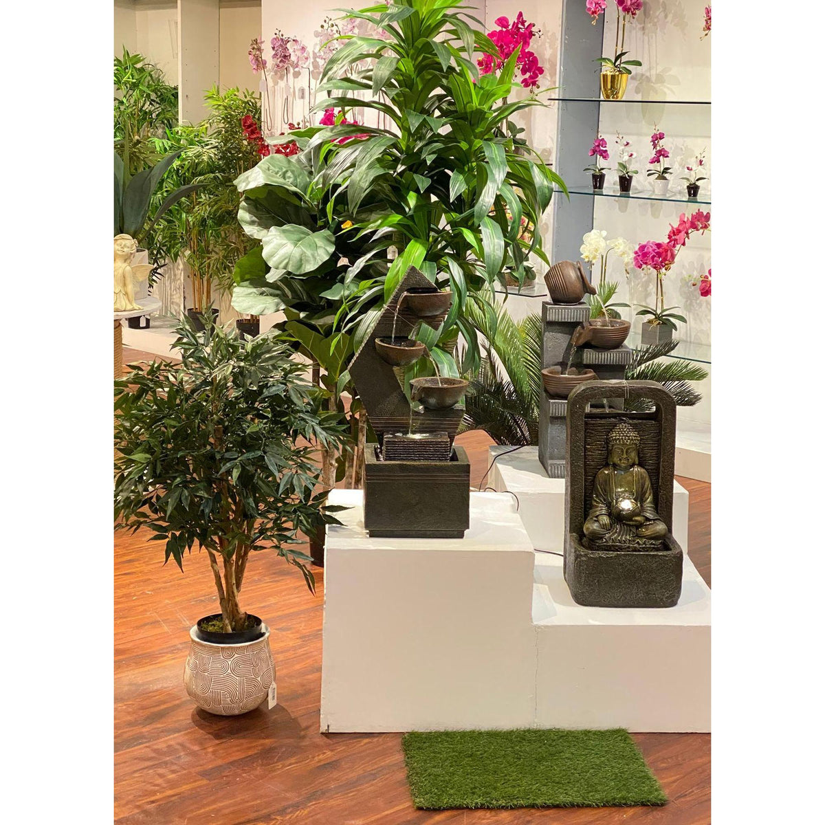 Planta Fraxinus artificial con pote