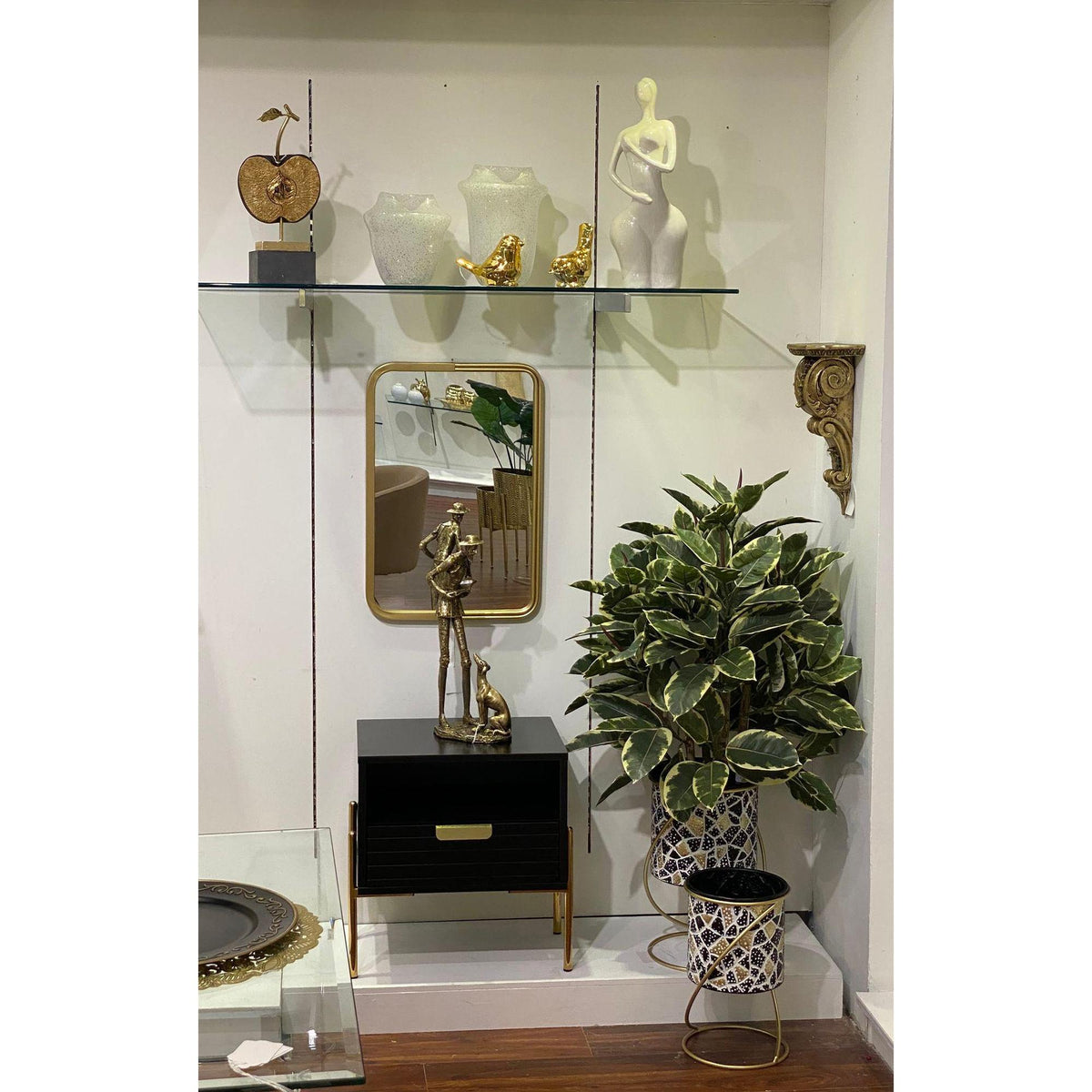 Planta Caucho Art. Con pote