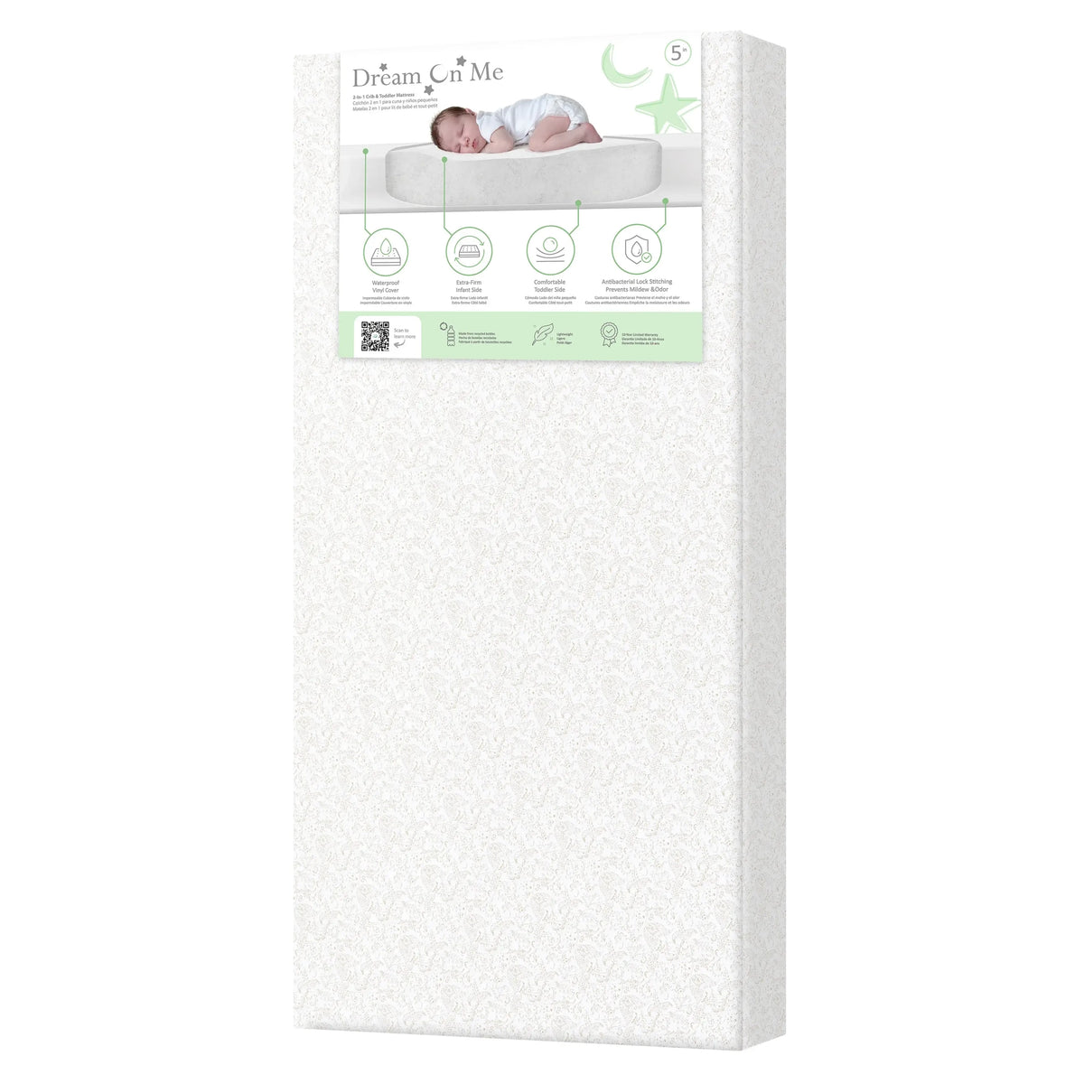 Colchón  de Cuna Serene Snooze 2 en 1
