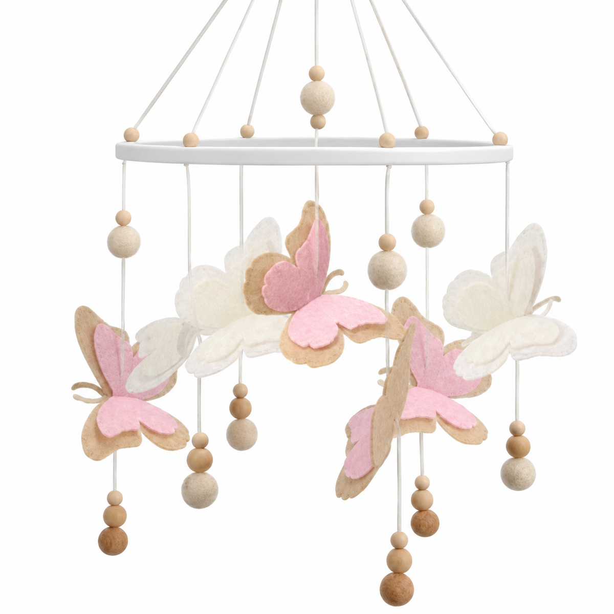 Móvil Musical Flying Butterflies
