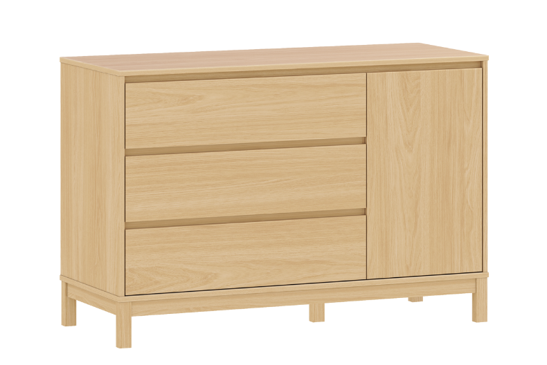 Gavetero Soley Con Puerta