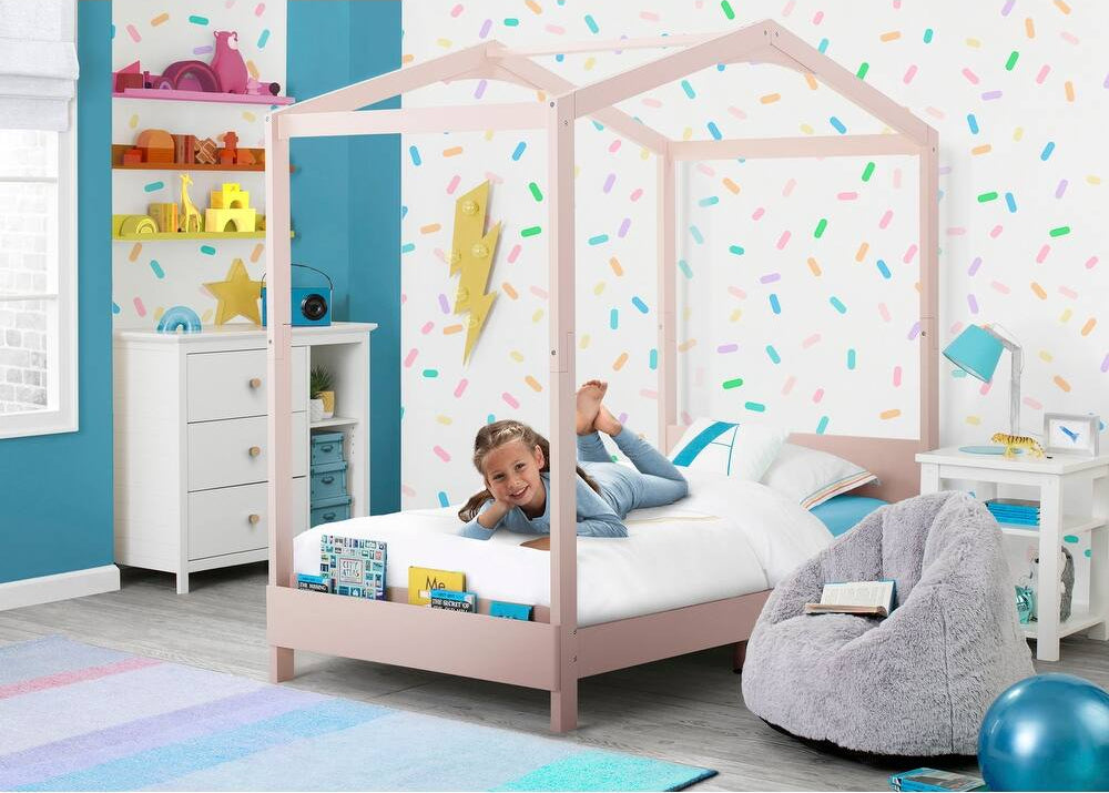 Cama Montessori Poppy House Blush Pink