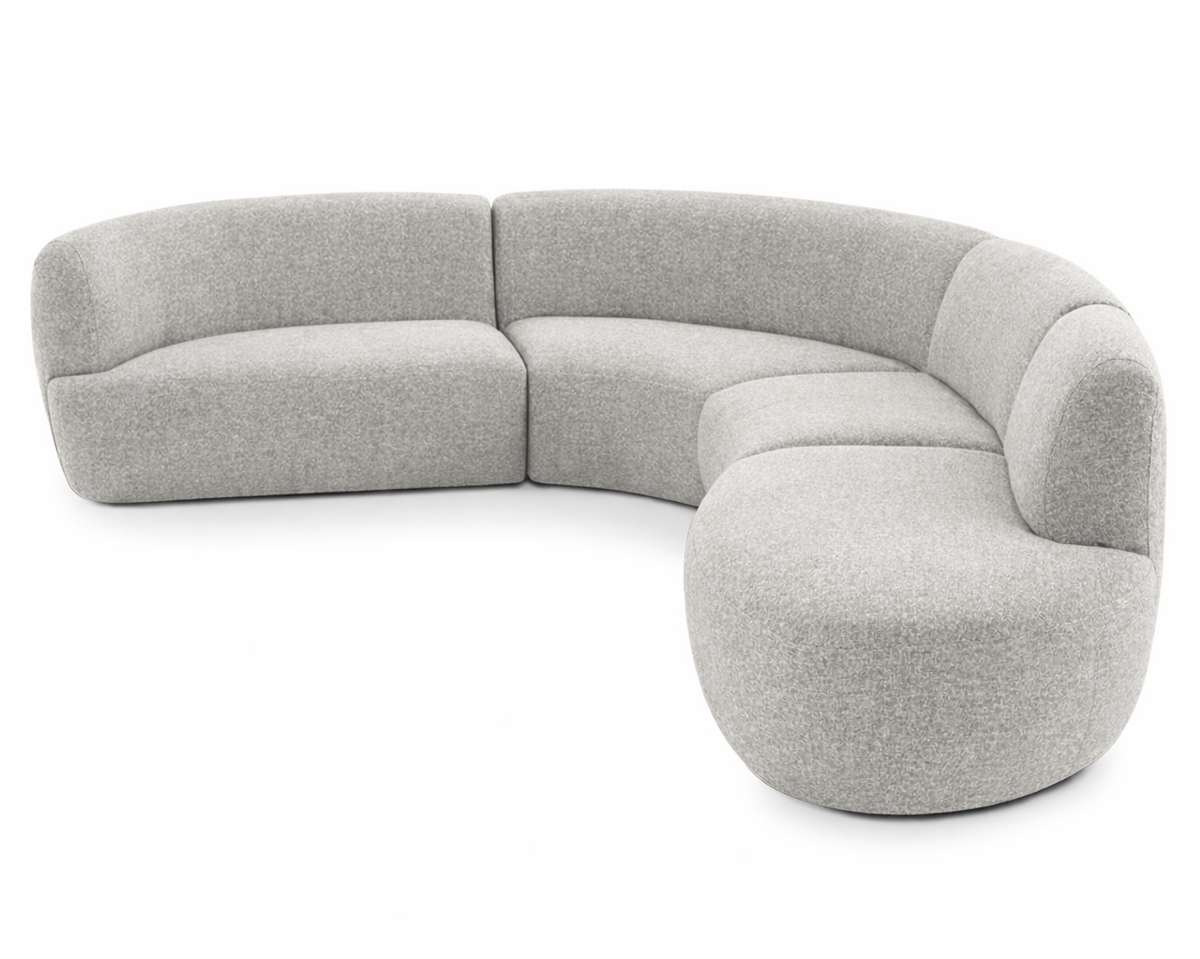 Sofá Seccional Boreal gris