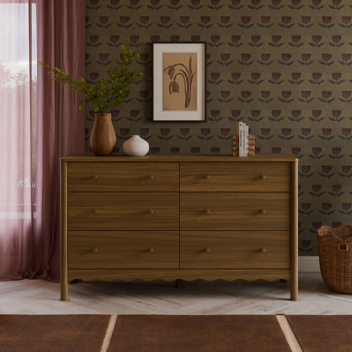 Gavetero Swell Natural Walnut