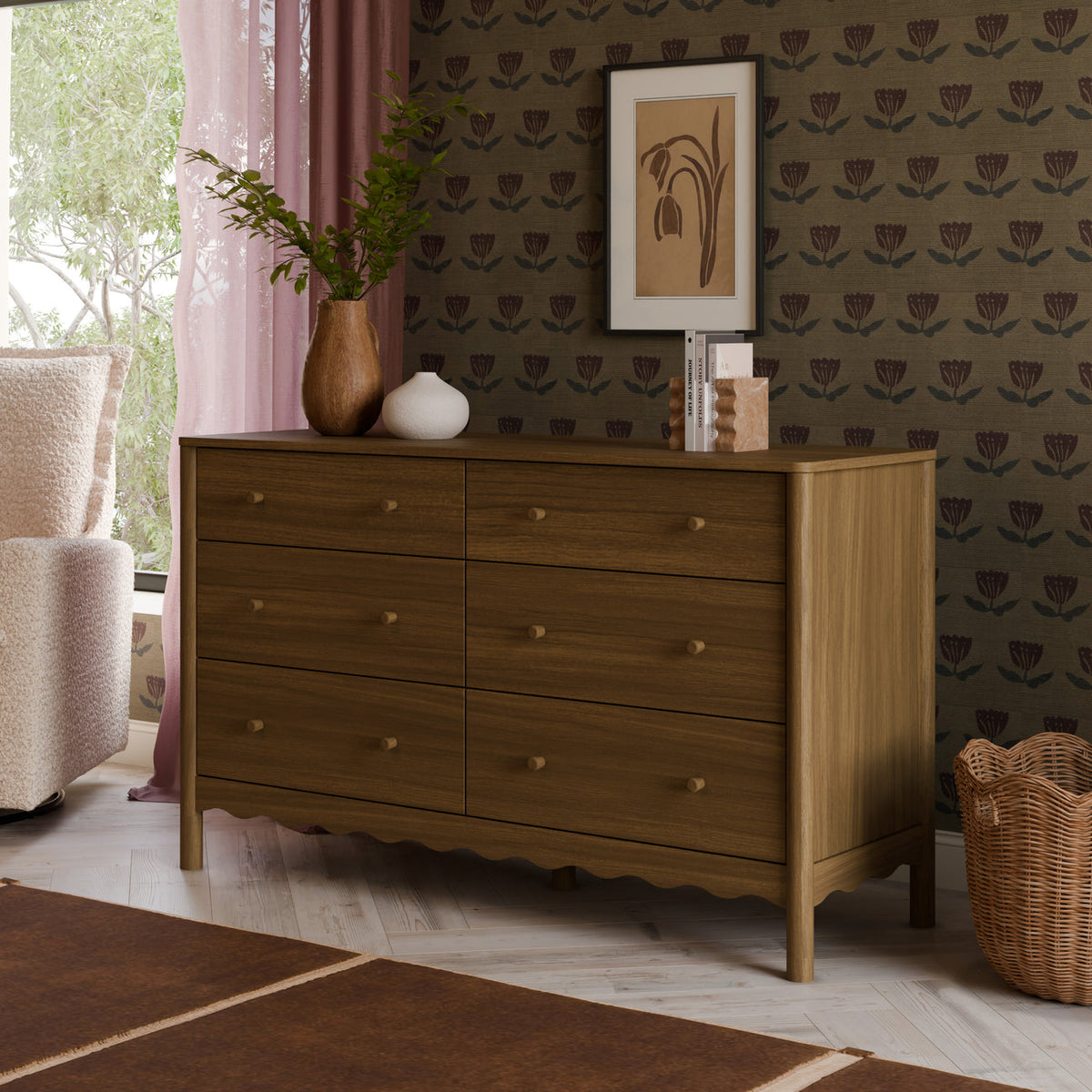 Gavetero Swell Natural Walnut
