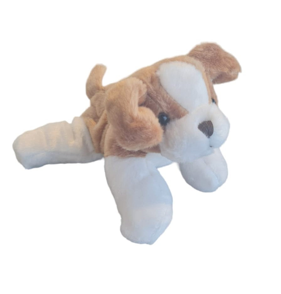 Peluche Perro Pusky Crema/Blanco