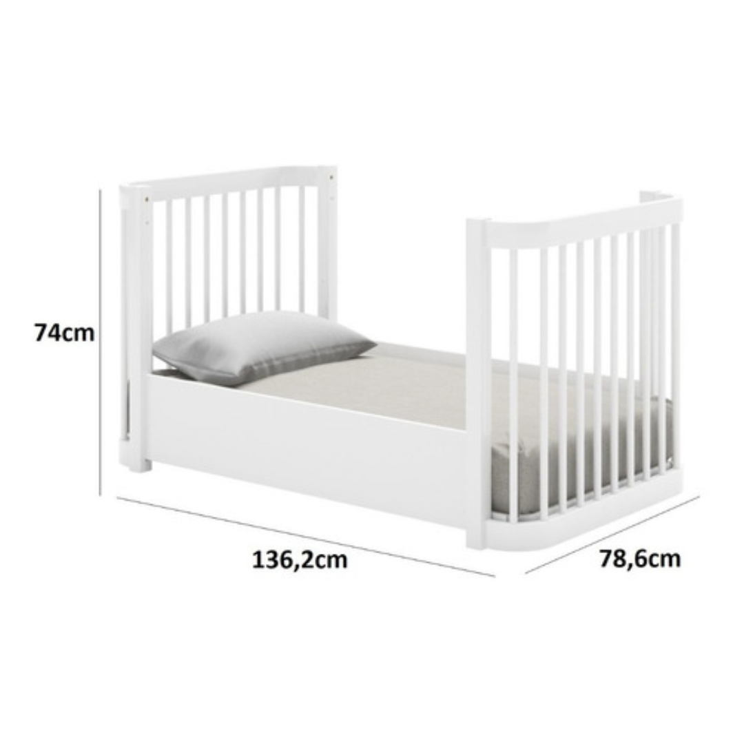 Cuna Evolutivo Madera Carvhalo