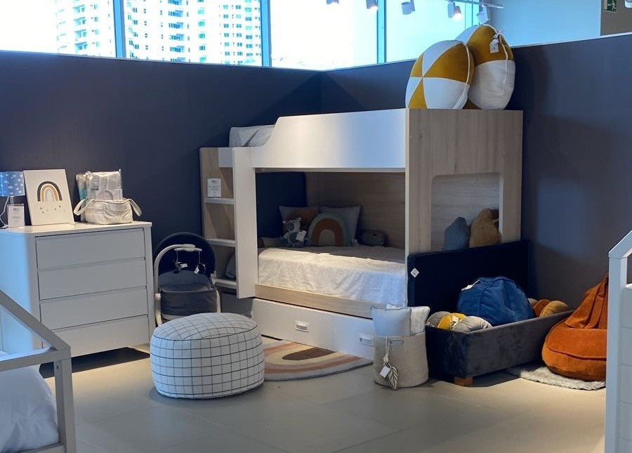 Camarote con Cama de Arrastre Frente Gris