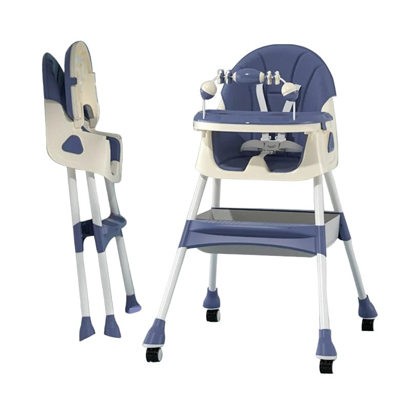 Silla de comer con ruedas para bebé