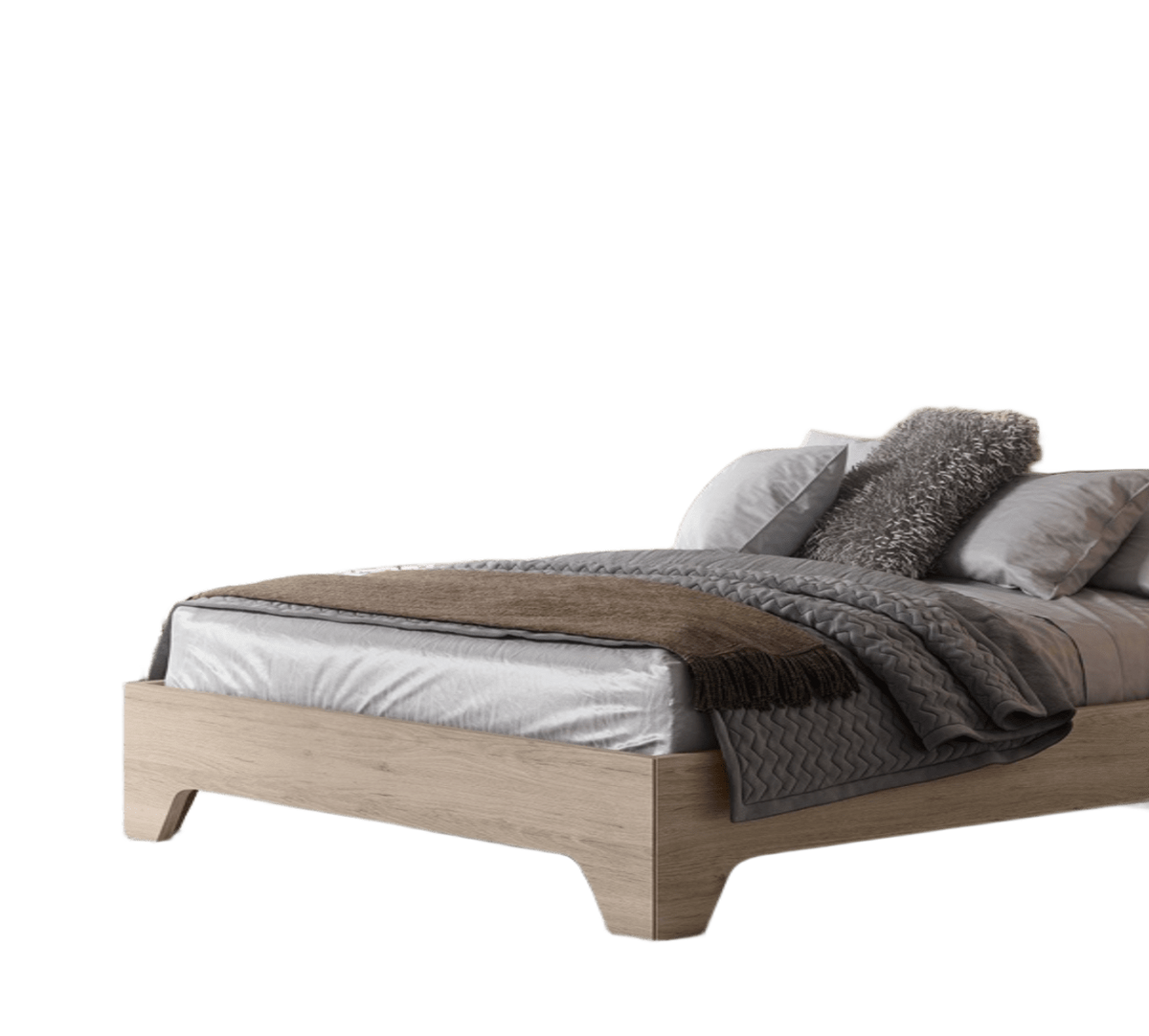 Cama Panelada con Mesitas