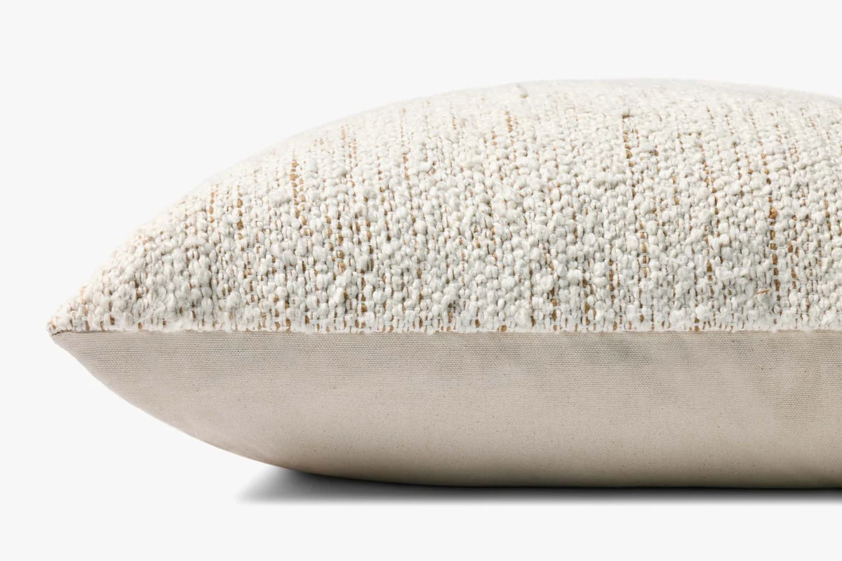 Cojín Ivory / Rustic Brown