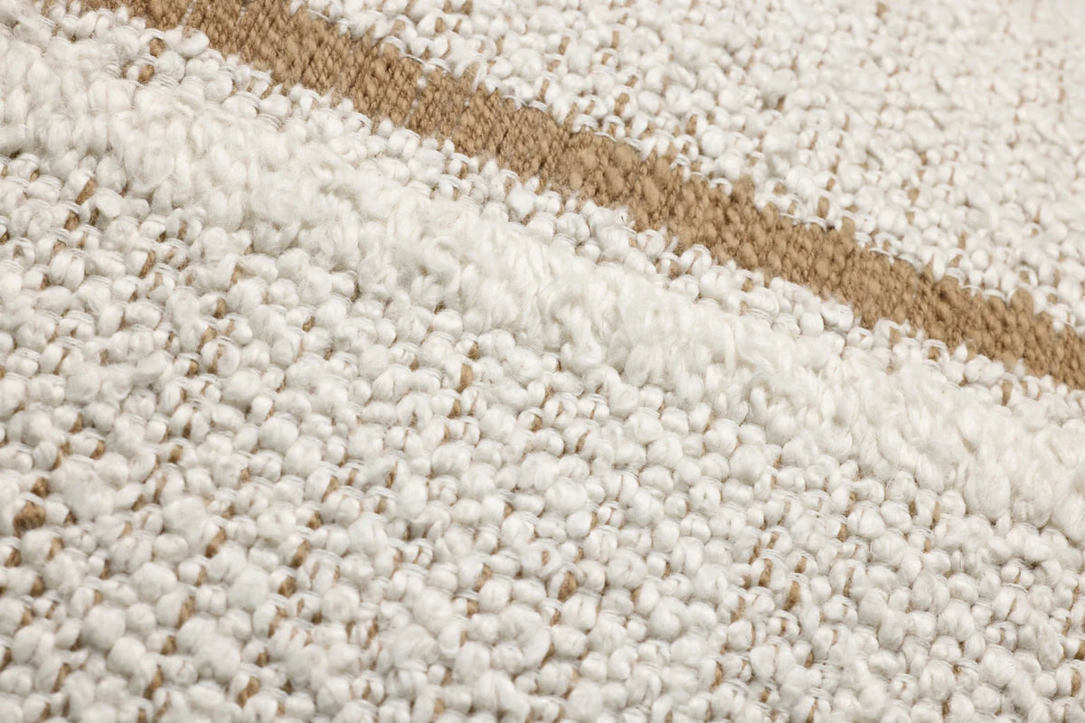 Cojín Ivory / Rustic Brown
