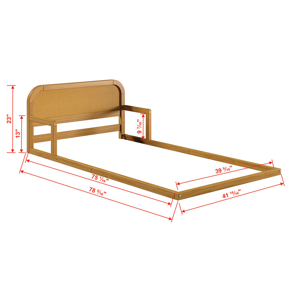 Cama Montessori Rattan