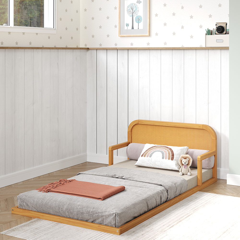 Cama Montessori Rattan