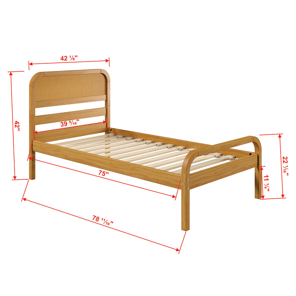 Cama Rattan Twin