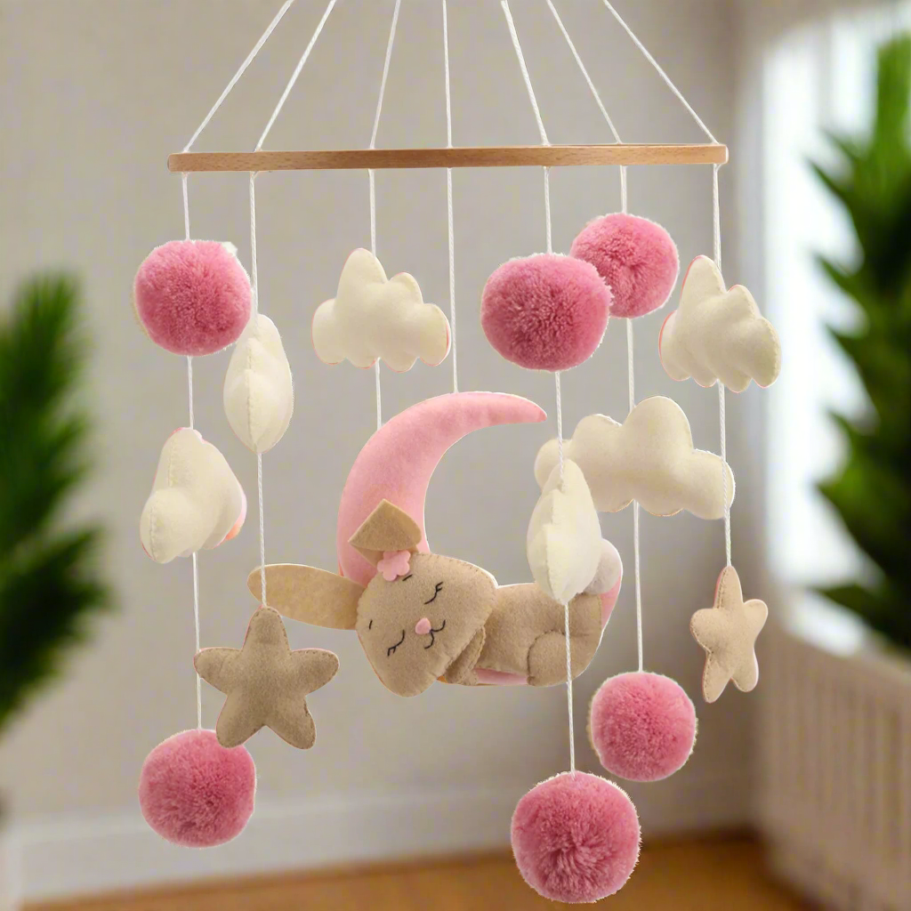 Móvil Musical Sleepy Bunny