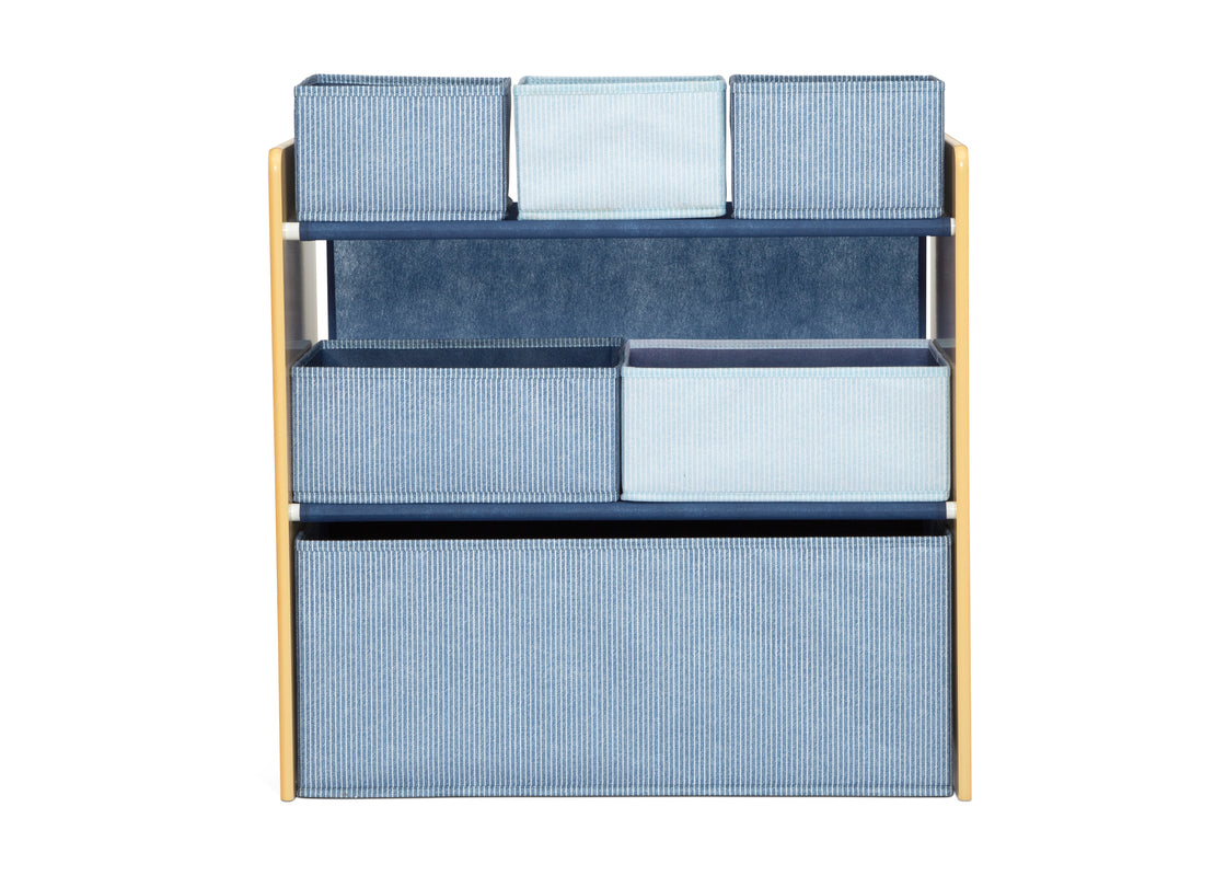 Mueble c/organizador en Tela Celeste