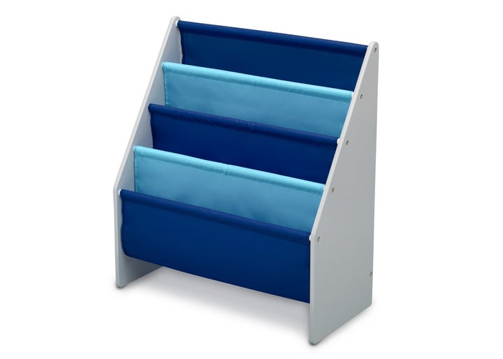 Librero y Organizador De Tela Azul