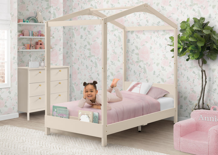 Cama Montessori Poppy House Beige