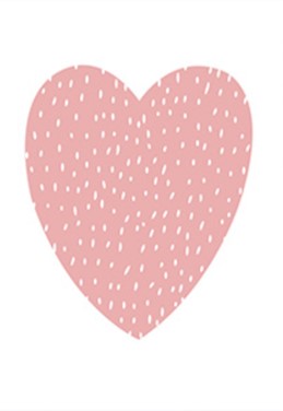 Cuadro Canvas Dotted Heart