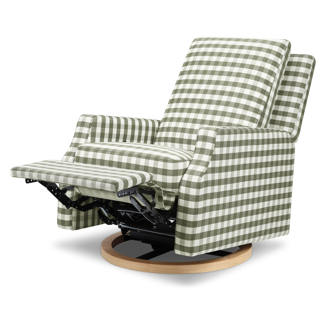 Mecedora Crewe Moss Green Gingham
