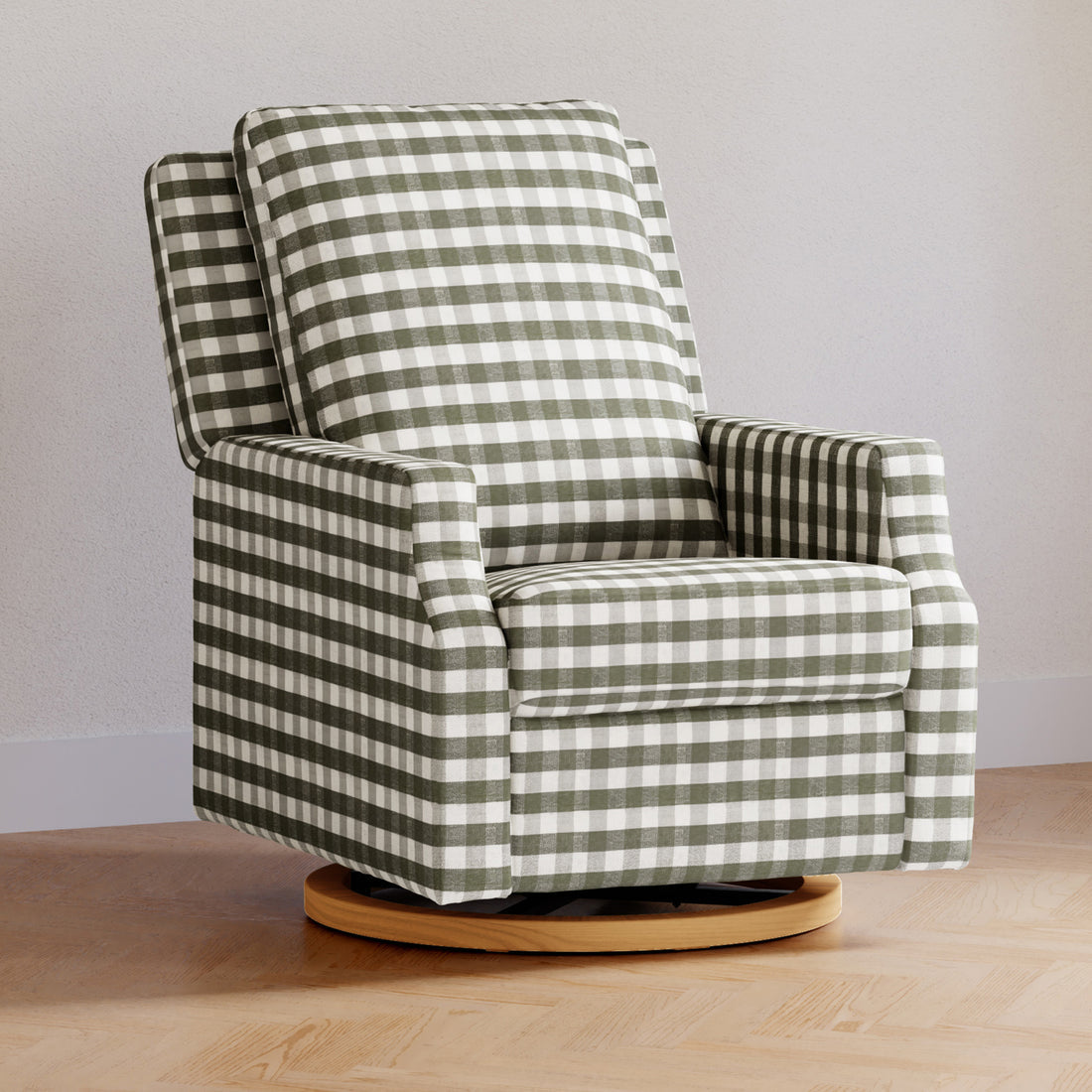 Mecedora Crewe Moss Green Gingham