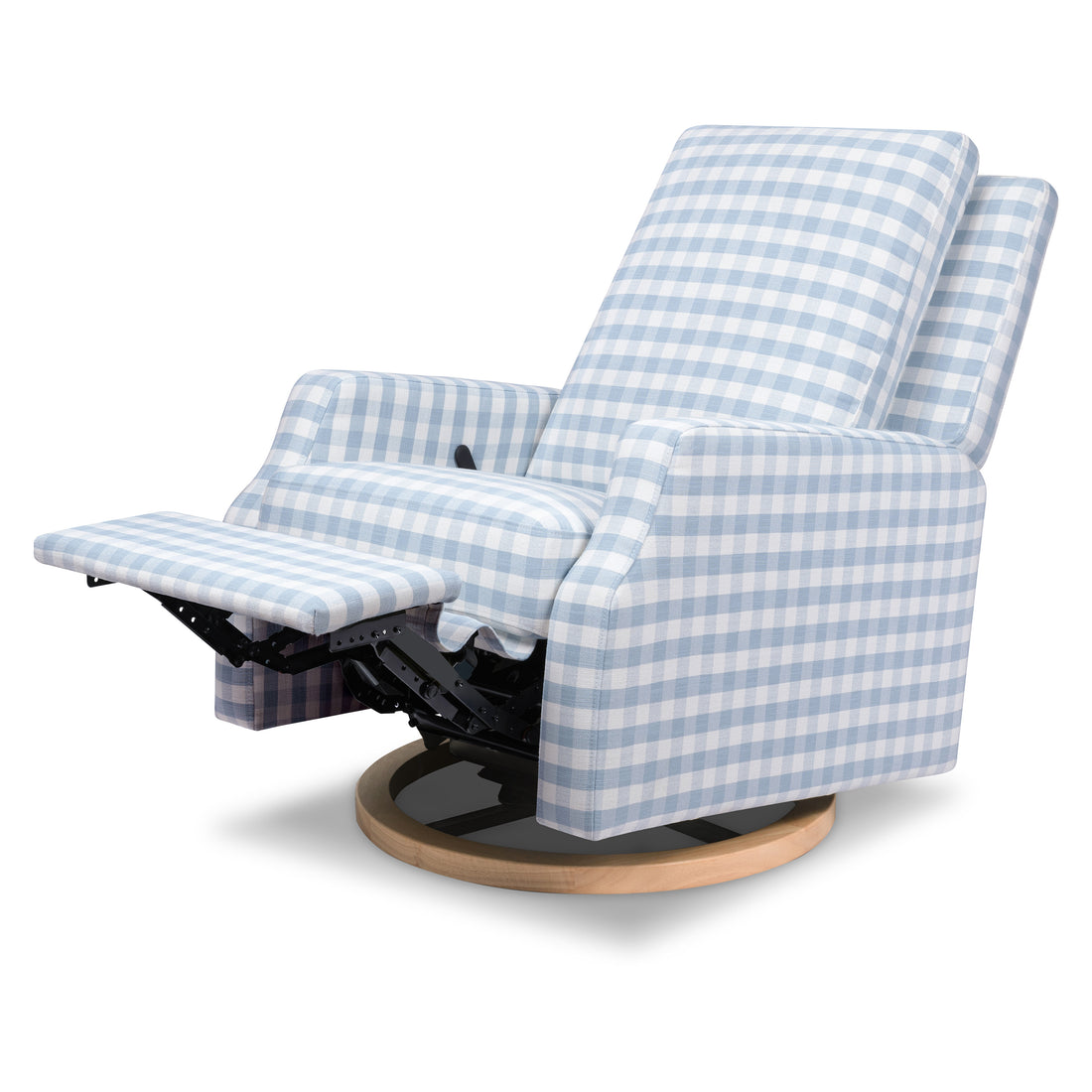 Mecedora Crewe Blue Gingham