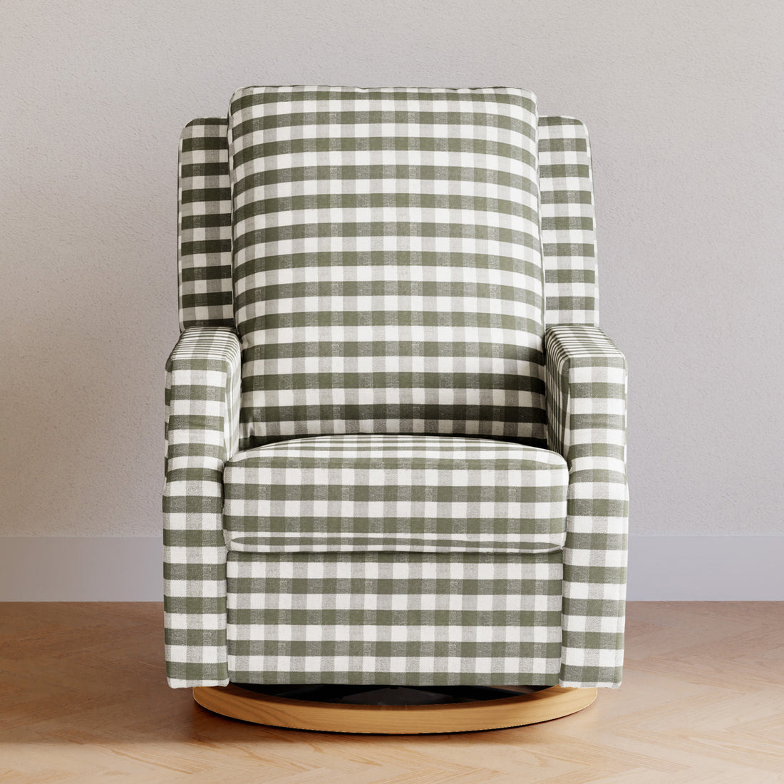 Mecedora Crewe Moss Green Gingham
