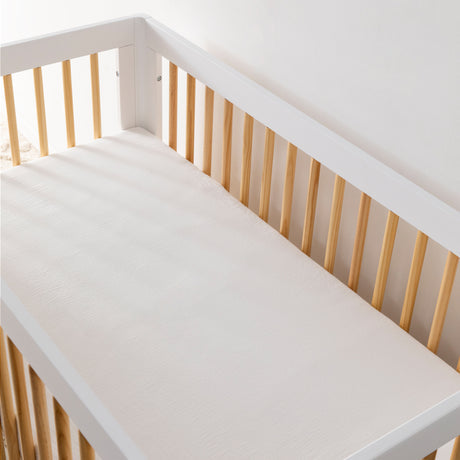 Crib Fitted Sheet- Blanca