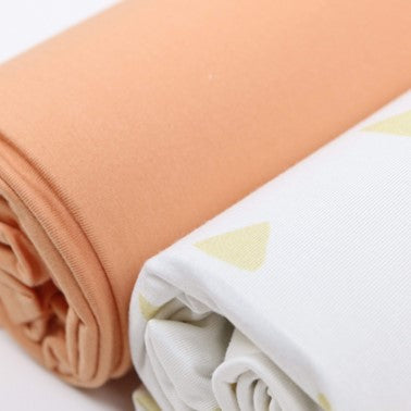 Tan and Terracota  Swaddle Blanket 2pc