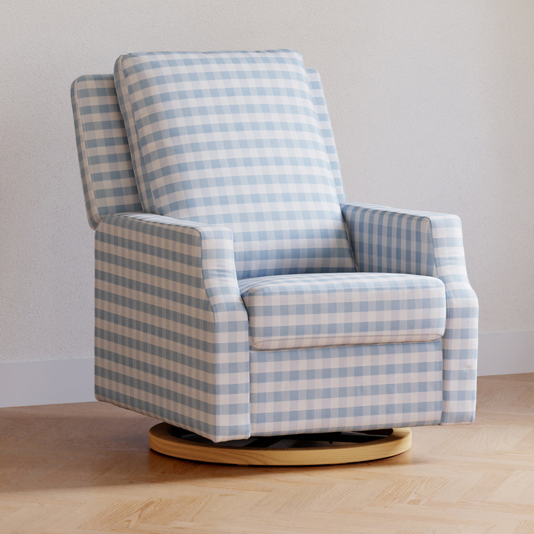 Mecedora Crewe Blue Gingham