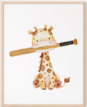 Cuadro Jirafa con Bate