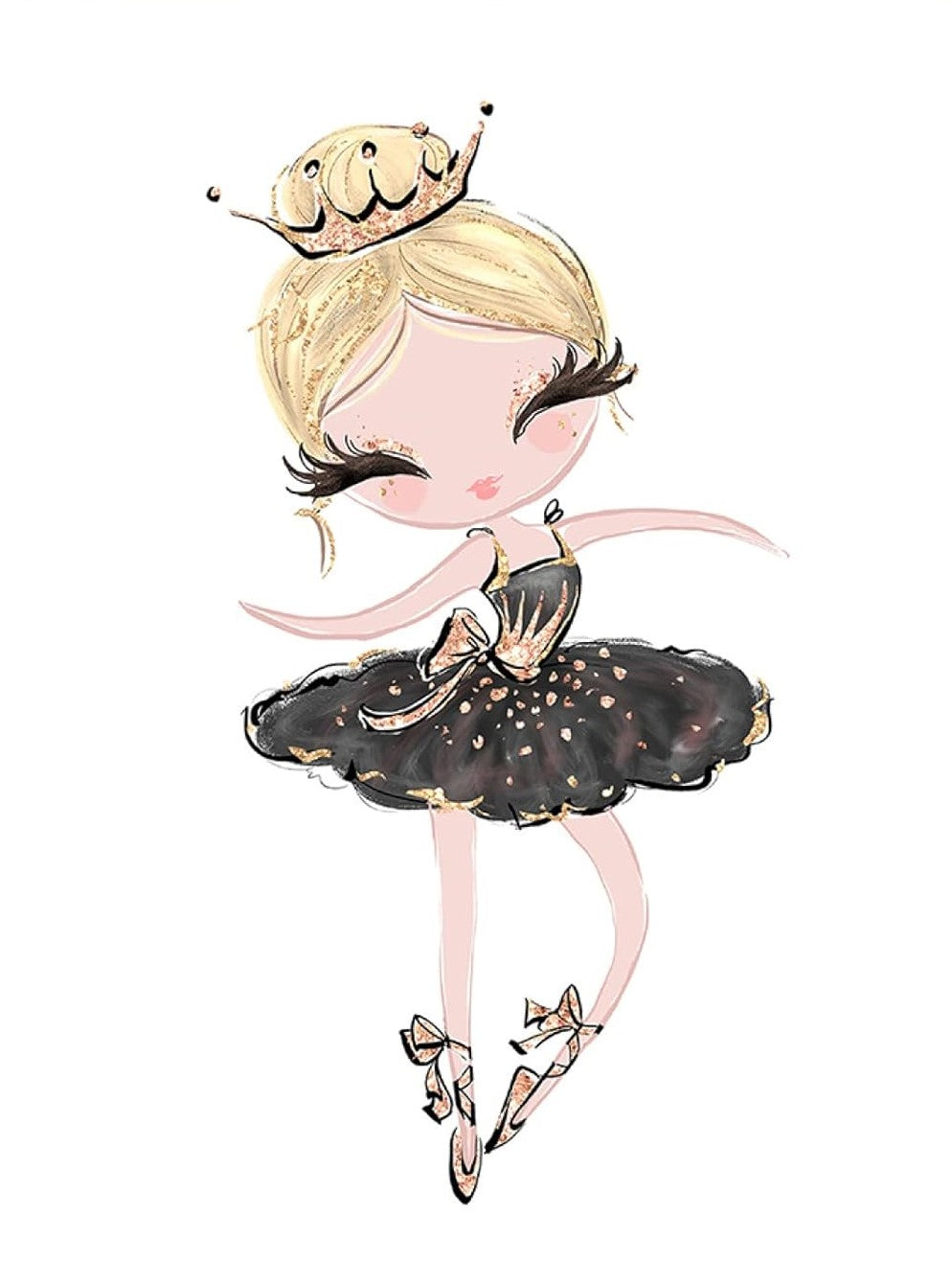 Cuadro Bailarina Traje Negro