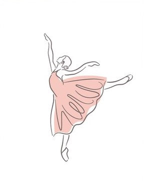 Cuadro Bailarina Silueta 2