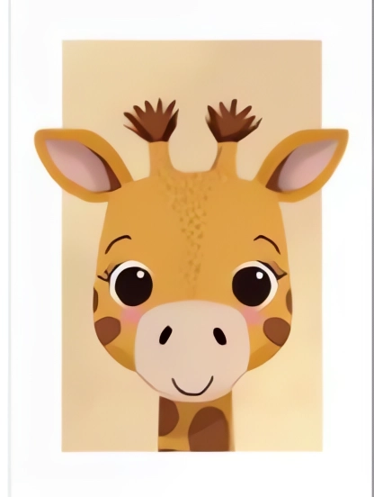 Cuadro Cara de Jirafa