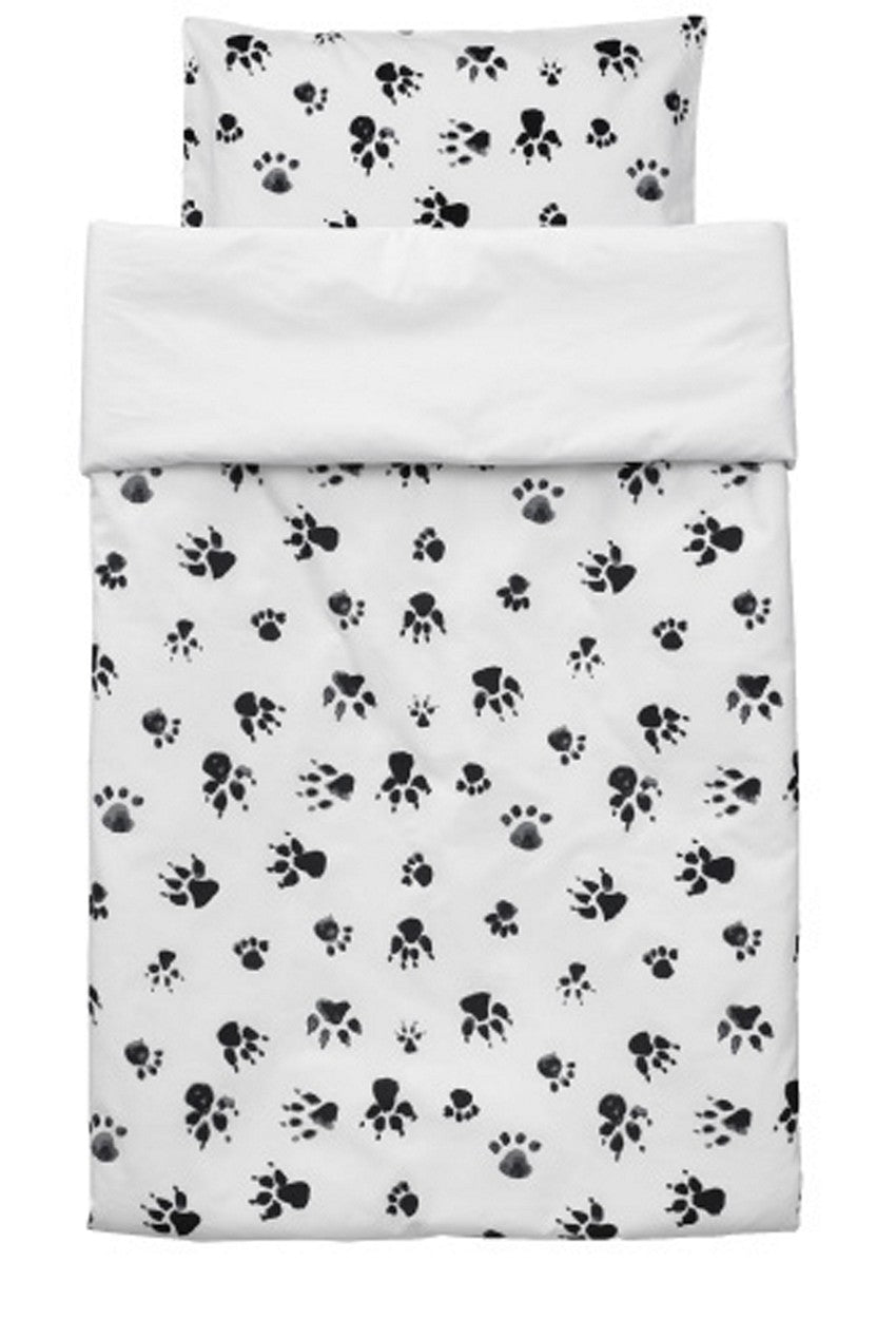 Duvet Cover y Pillow Case Prints Negro Set/2