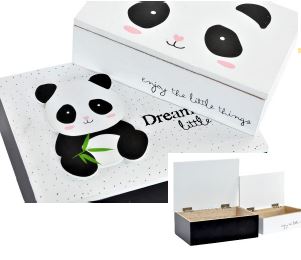 Cajas de madera Panda