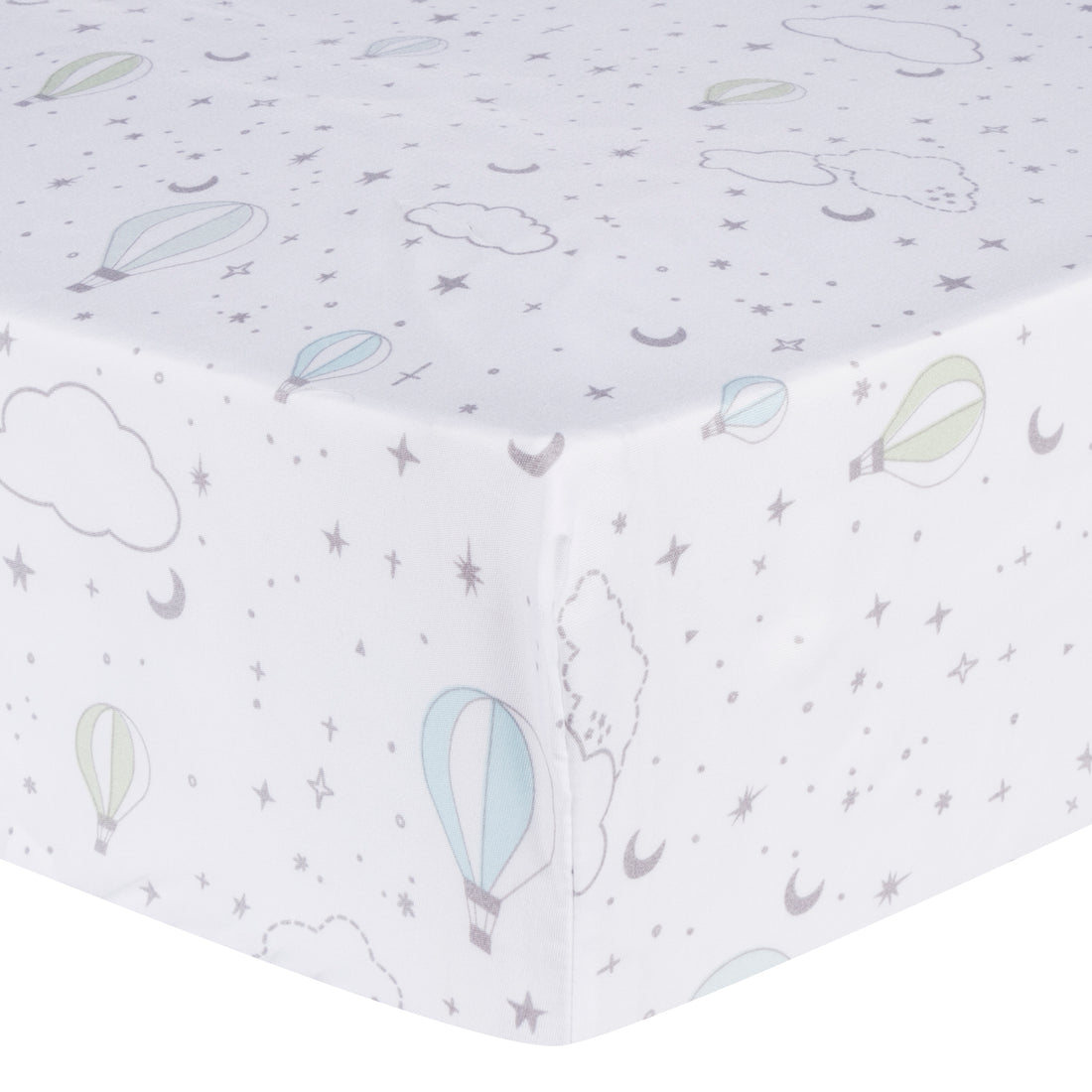 Cotton Jersey Fitted Sheet Starry Dreams S/2