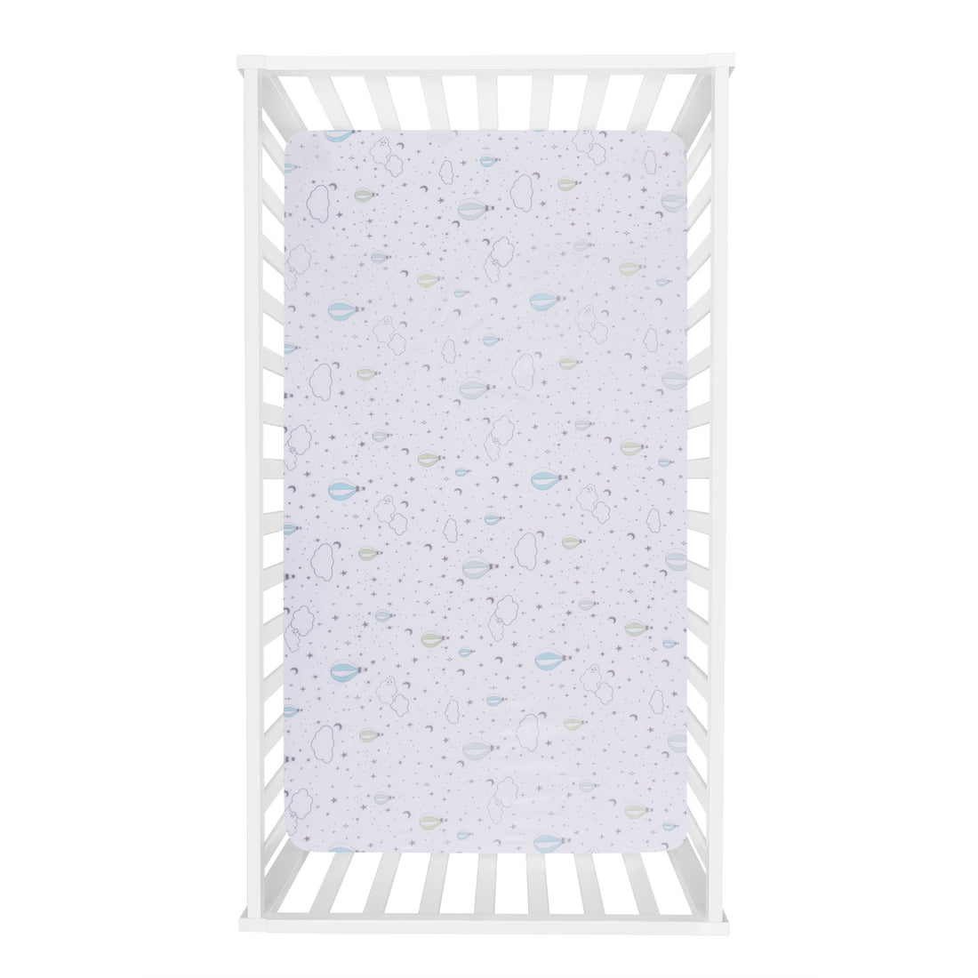 Cotton Jersey Fitted Sheet Starry Dreams S/2