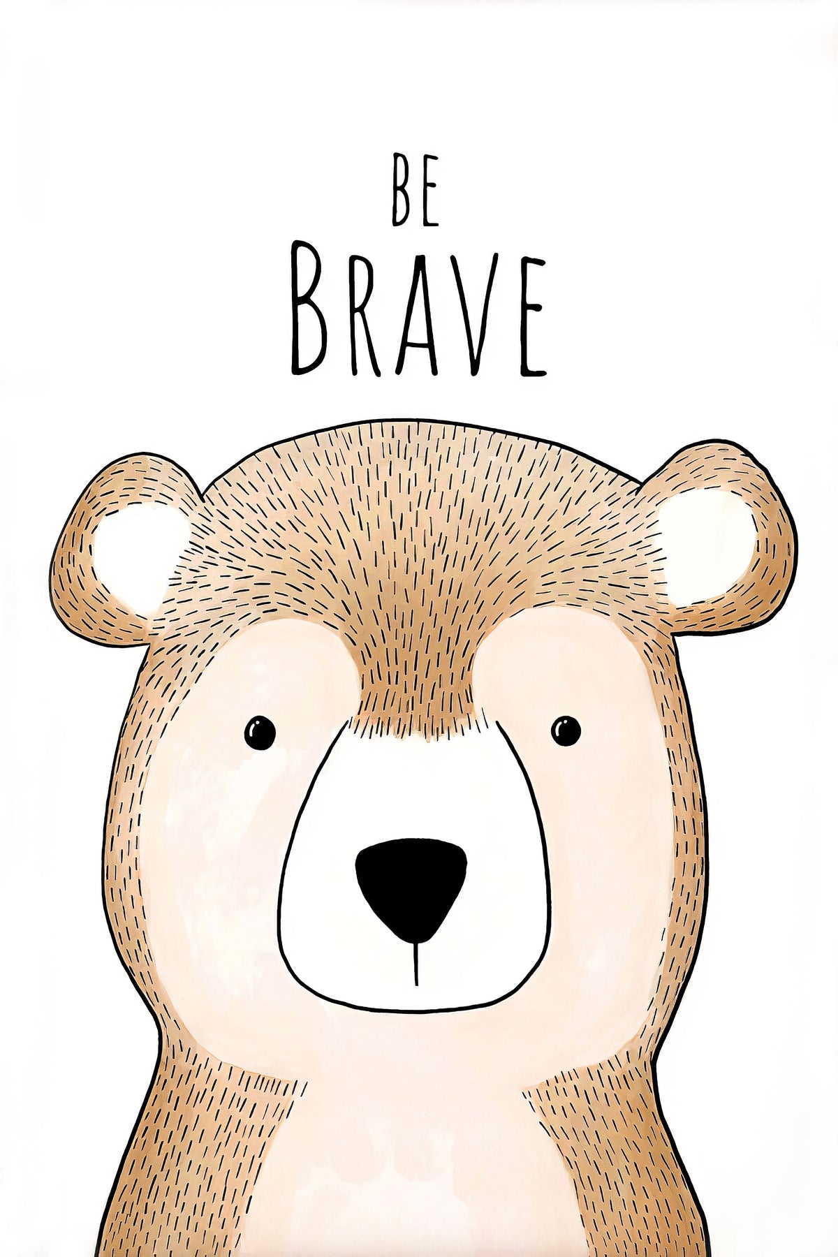 Cuadro Canvas Brave Bear