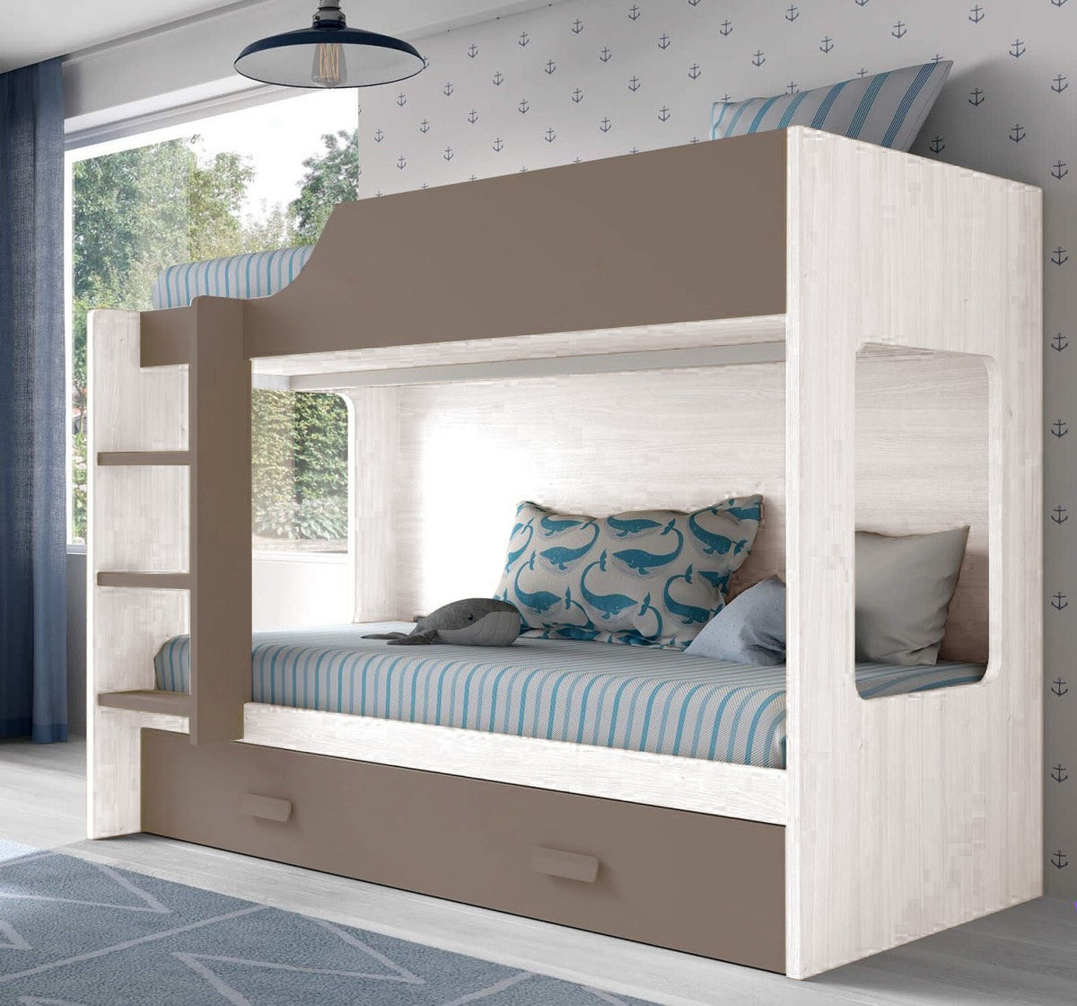 Camarote con Cama de Arrastre Frente Cacao