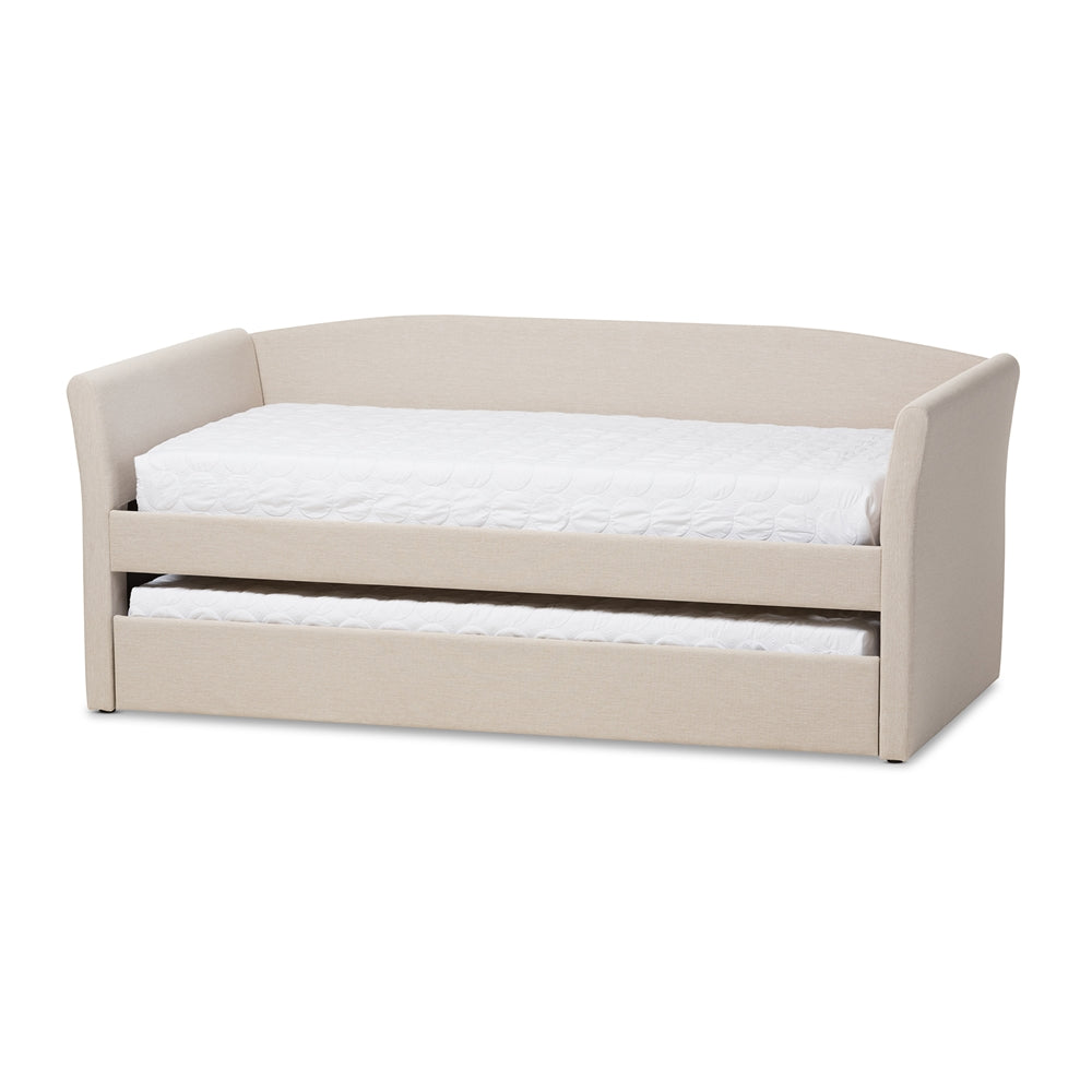 Daybed C Twin con Cama Auxiliar Beige