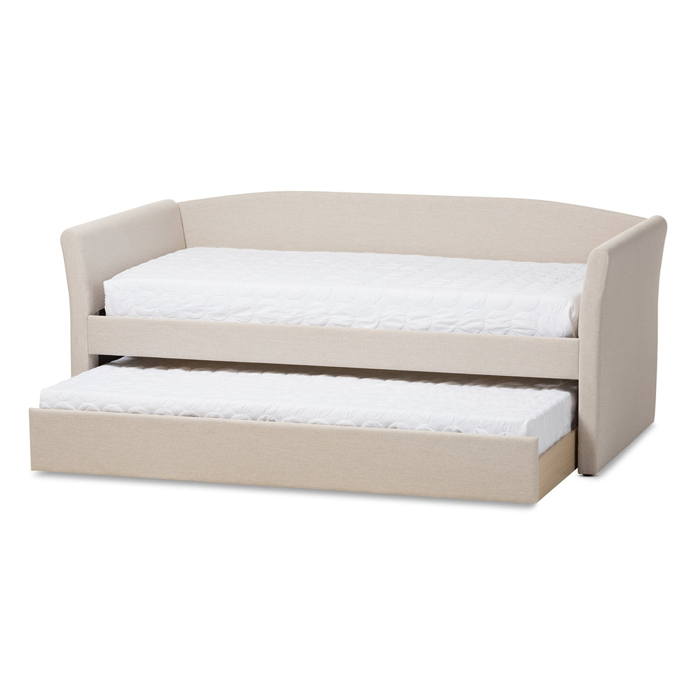 Daybed C Twin con Cama Auxiliar Beige