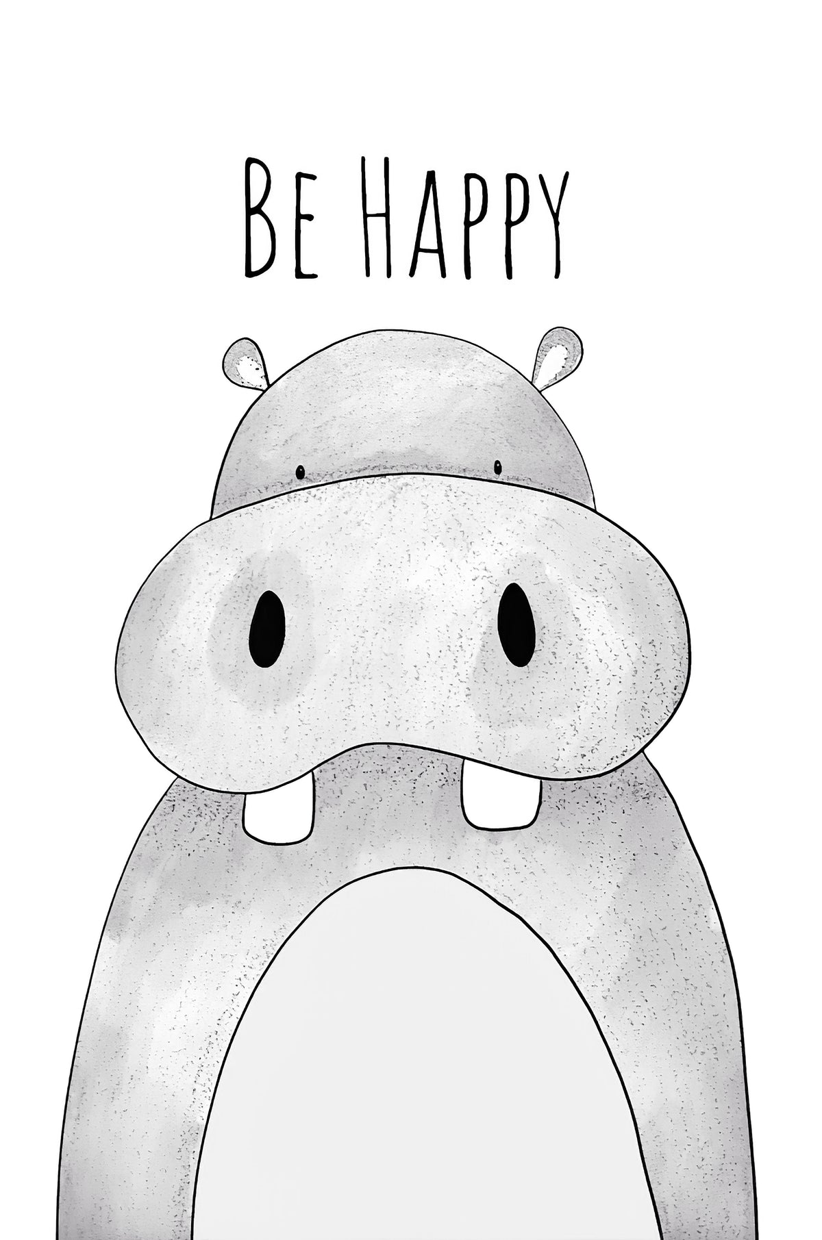 Cuadro Canvas Happy Hippo