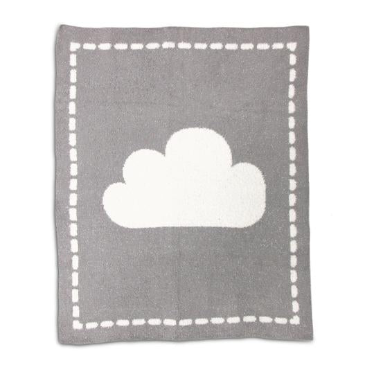 Cozy Chenille Blanket- Cloud