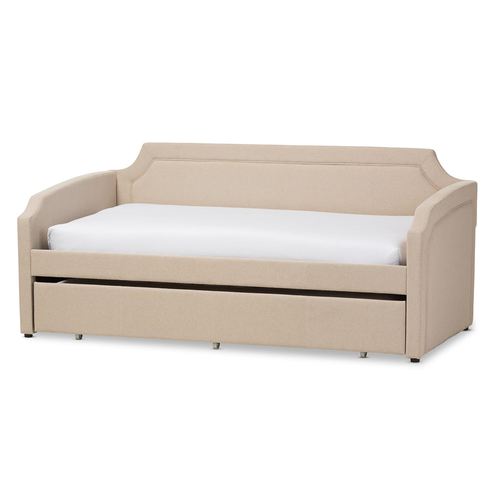 Daybed P Twin con Cama Auxiliar Beige